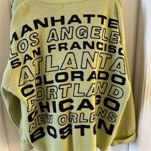 Topshop Sage Green Button-Up Cardigan